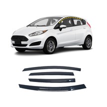 Rain Guards for Ford Fiesta Hatchback 2020-2023 (4PCs) Smoke Tinted Tape-On Styl - £96.71 GBP