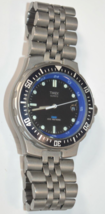 RARE Mens Timex Military Watch 100m w/Date 24hr dial Locking Crown Rotat... - £62.26 GBP