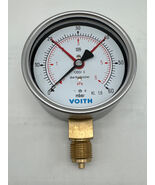 Voith 419.541001 Analog Pressure Gauge  - $597.68 MXN