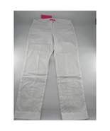 Lilly Pulitzer Pants Womens Size 14 Resort White Kelly Skinny Ankle Stre... - $65.14