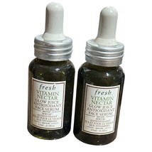 LOT of 2 fresh Vitamin Nectar Glow Juice Antioxidant Face Serum, 0.5 Fl. Oz - $44.88