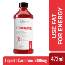 Nutra Botanics L Carnitine 5000mg Liquid - Fat Burner - 473ml - Orange Flavor - £136.72 GBP