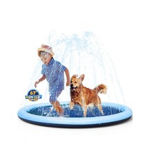 Non-Slip Splash Pad For Kids And Dog, Thicken Sprinkler Pool Summer Outd... - £40.89 GBP