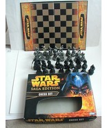 Parker Brothers 2004 Star Wars Saga Edition Chess Set #42453 Complete - £29.69 GBP