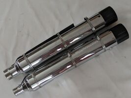 Harley Davidson 17 - 23 CVO Marmitte Slip-On 1.75 2.5 In Nero Con Punta OEM - $178.27