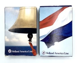HOLLAND AMERICAN Cruise Line Flag &amp; Bell Cards - 2 Decks, Nautical Playing Cards - £3.18 GBP
