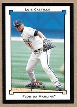 2002 Fleer Premium #4 Luis Castillo Florida Marlins - $1.99