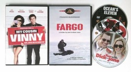 Lot of 5 Crime Comedy DVDs Cousin Vinny Fargo Oceans Eleven Twelve Dick &amp; Jane - £18.20 GBP