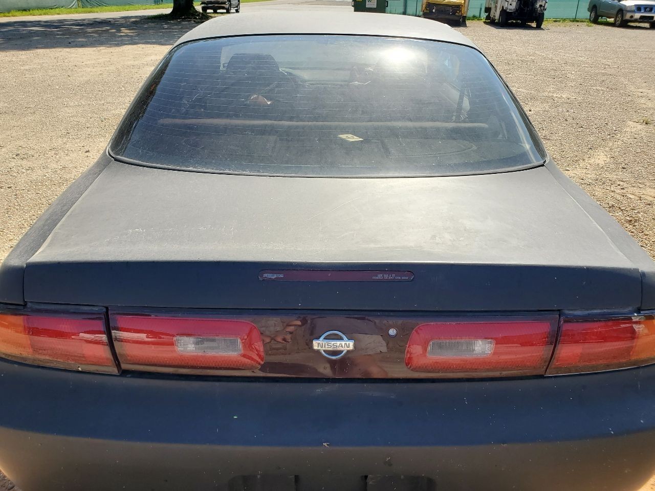 1995 1998 Nissan 240SX S14 OEM Complete Rear Bumper Needs Paint Black  - $433.13