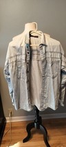 Vintage, Thumbs Up For Him Men&#39;s Large Long Sleeve Denim Shirt  - $26.54