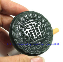 Free Shipping -  Hand- carved Natural green bring for you Wealth jade charm Belt - £21.23 GBP