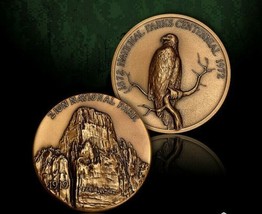 Zion National Park Bronze Challenge Coin - £32.14 GBP