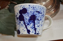 * Royal Doulton Pacific Pattern Splash Blue White Coffee Cup Mug - £15.18 GBP