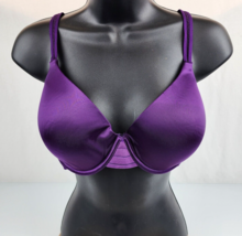 Maidenform 36D T-Shirt Bra Smooth Luxe Extra Coverage DM7540 Purple - $12.86