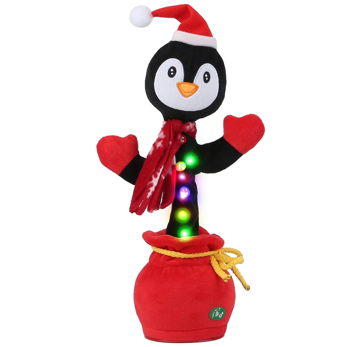 Kid Electric Dance Toy Christmas Elk Snowman Senior Penguin Plush Toy In... - $27.98