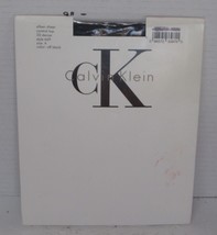 Vintage Calvin Klein Silky Sheer Pantyhose Control Top Size 4 black Styl... - $466.73 MXN