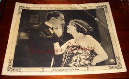 Elsie Ferguson David Powell Outcast ORG 1922 Lobby Card - $19.99