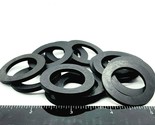 Barbell Dumbbell Rubber Washers 1&quot; ID x 1/8&quot; Thick Spinlock Plate Spacer... - $9.75+