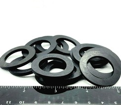 Barbell Dumbbell Rubber Washers 1&quot; ID x 1/8&quot; Thick Spinlock Plate Spacer... - £7.79 GBP+