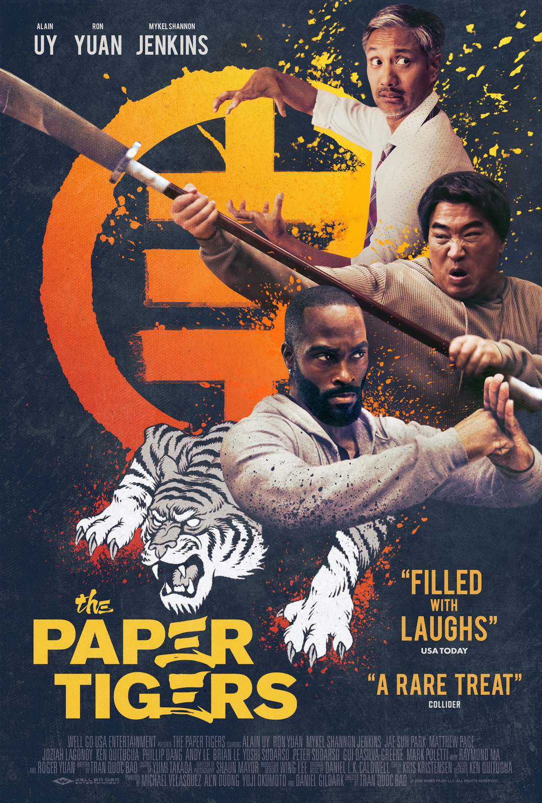 Primary image for The Paper Tigers Movie Poster Quoc Bao Tran Art Film Print Size 24x36" 27x40"