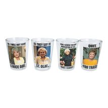 The Golden Girls &quot;Thirsty Salty Extra Savage&quot; 1.5-Ounce Mini Glass Cups,... - $14.73