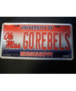 Ole Miss Rebel car tag - $10.00