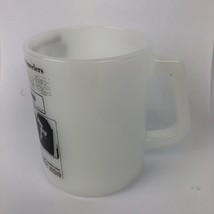 Vintage Federal Glass Milk Glass Mug Coffee Cup USA Midwest News Review Print - £13.33 GBP