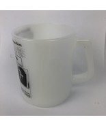 Vintage Federal Glass Milk Glass Mug Coffee Cup USA Midwest News Review ... - £13.34 GBP
