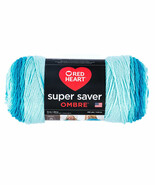 Red Heart Super Saver Ombre Yarn, 10 Oz, Scuba - $15.95