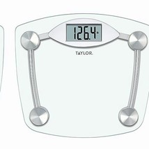 Digital Bathroom Scale 400 lb Chrome and Glass - $139.58