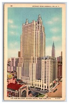 Nuovo Waldorf Astoria Hotel New York Città Ny Nyc Unp Lino Cartolina P27 - £2.38 GBP