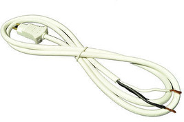 Generic Rainbow Vacuum Cleaner Wand Cord, 48 in, White, 2 Wire - $13.59