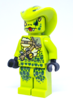 Lego Ninjago Lasha Green Snake Minifigure Venomari Scout 9447 9562 njo051 - $3.56