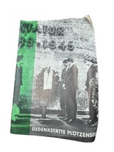 Original Plötzensee Memorial Brochure Germany 1967 Illustrated 24 Pages ... - $12.00