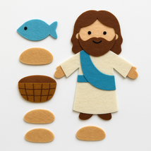Bring the story of Jesus’ Miracle  PDF Pattern A4 - $7.00