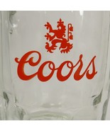 Vintage Coors Heavy Clear Glass Beer Mug Stein FMKK3 - $8.00