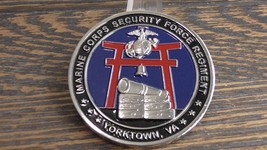 USMC Security Forces Battalion Regiment Yorktown Sergeant Major Challenge Coin - £34.84 GBP