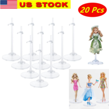 20 Pcs Doll Stand Holder Display for 11.5&#39;&#39; &amp; 12 inch Doll Model Rack Su... - $11.28