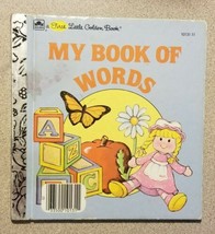 My Book of Words 1982 First Little Golden Book  - £3.98 GBP