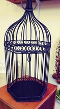 Black Metal Bird Cage for Decorative Use Garden/Patio image 4