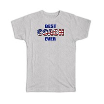 Best COACH Ever : Gift T-Shirt USA Flag American Patriot Coworker Job - £14.45 GBP