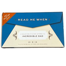 Read Me When &quot;Letters to My Incredible Dad&quot; Kit New Fill in Blank - £7.65 GBP
