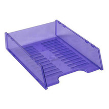 Italplast Multifit Desk Tray (A4) - Trans Purple - £25.88 GBP