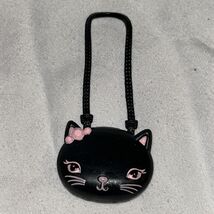 Barbie Black Pink Kitty Purse Bag Doll Accessory Mattel Life In Dreamhou... - $6.88