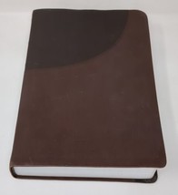 NIV Super Giant Print Reference Bible Chocolate Leathersoft Zondervan 2011 VTG - £19.70 GBP
