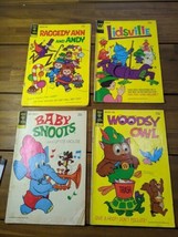 Lot Of (4) Gold Key Comics Raggedy Ann Andy Woodsy Owl Baby Snoots Lidsville  - £38.93 GBP