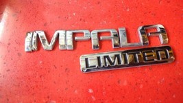 2006-2014 CHEVY IMPALA LIMITED  LETTERING EMBLEM WITH REAR  LOGO OEM USED  - $13.49