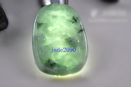 Free Shipping - jadeite jade dragon , Elegant Natural green Dragon jadeite jade  - £20.77 GBP