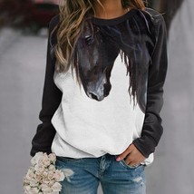 Fashion Hoodies Woman Clothes  Printing Hooded Sweatshirt Women Sweater Long Sle - £49.84 GBP