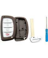 Replacement Key Fob Cover fit for Sonata Tucson Elantra Keyless -4 Button-b - $23.99